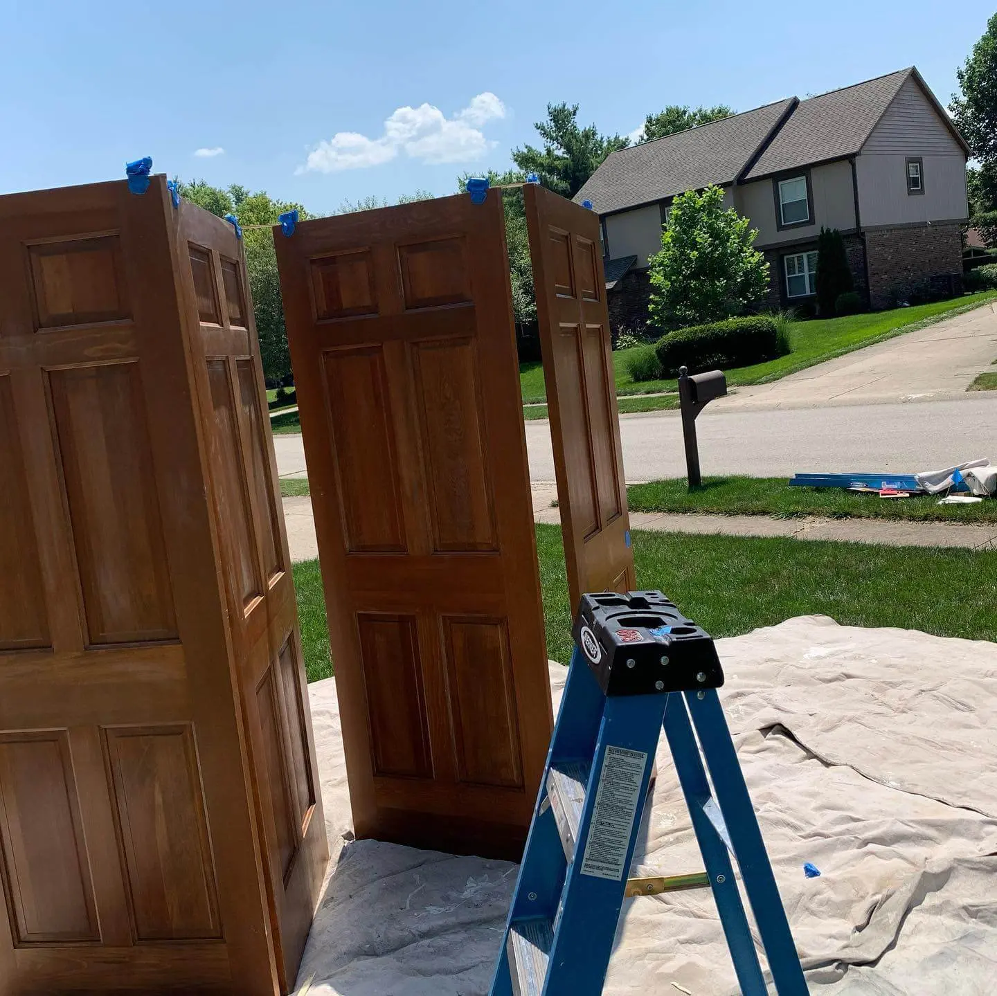 Cabinet refinishing